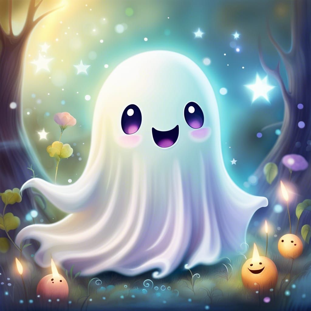 A little happy ghost  false