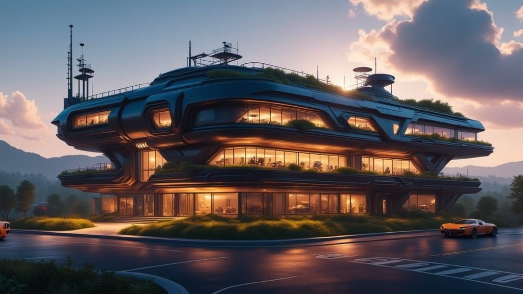 Futuristic Nature Dwelling