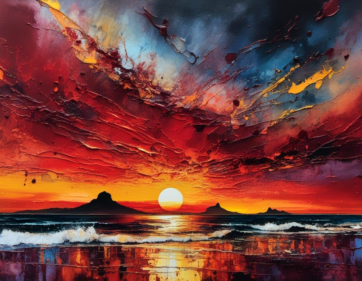 Capetown sunset 🌼  by @Paulo