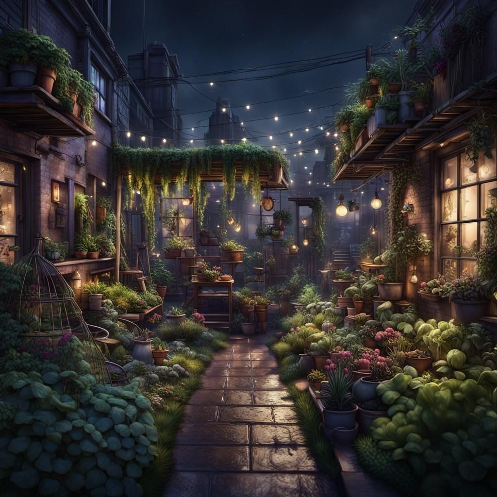 Urban garden  by @undefined