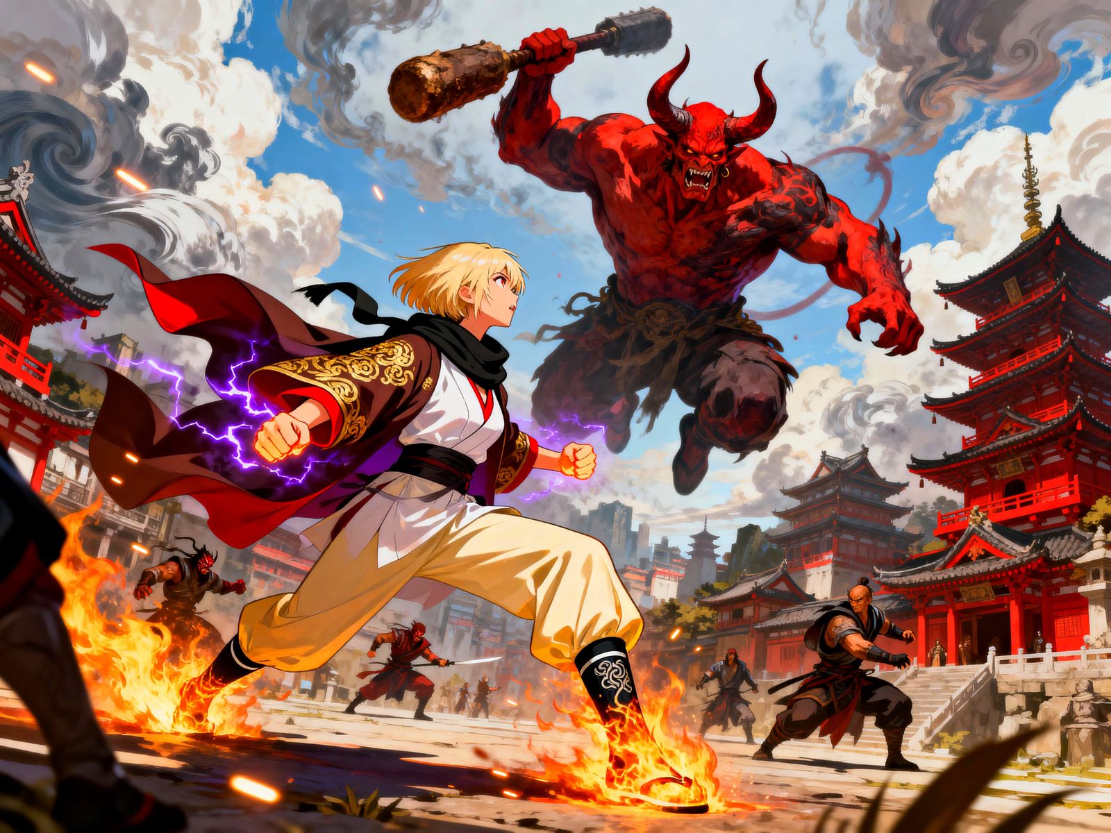 Pagoda Under Siege  by @Hinty