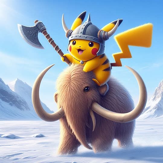 Viking pikachu