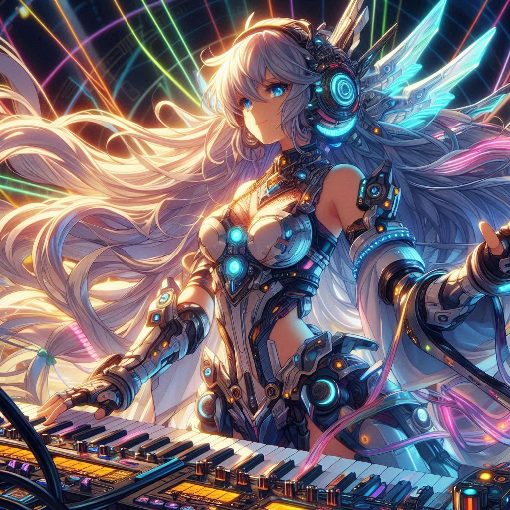 anime Beatmania IIDX artwork illustration Himmel cute older ...