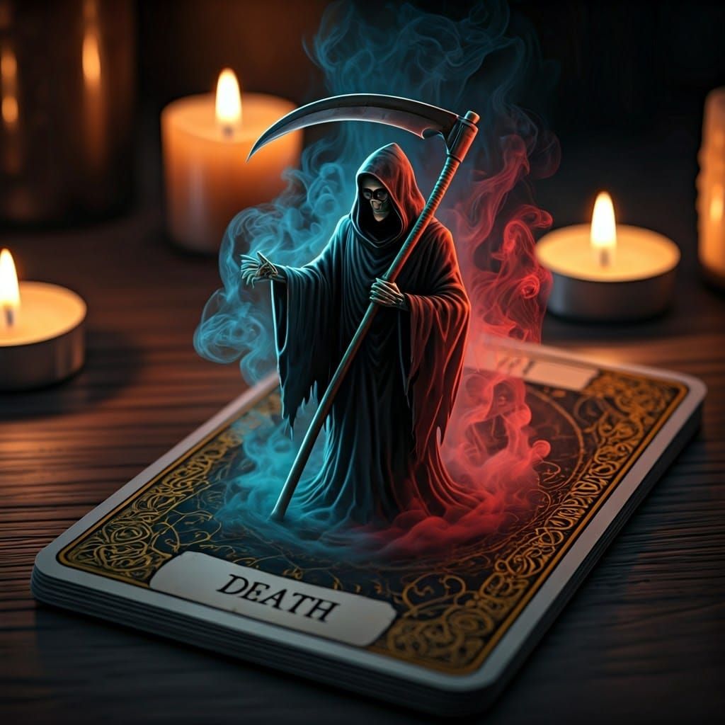 Death - Tarot Card  by @PROBABLYNOTHING