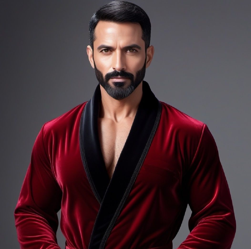 Zulfiqār  · a handsome bearded man