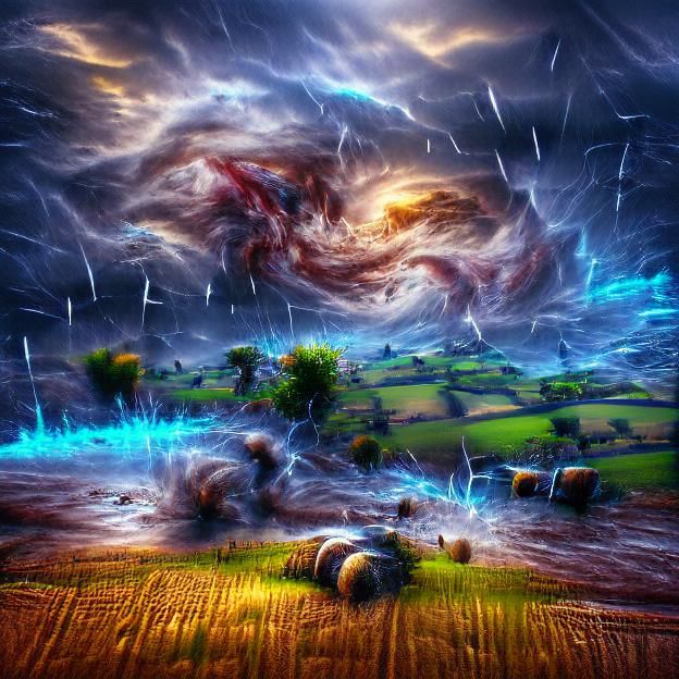 The Storm in The Field 