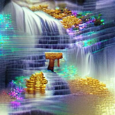 waterfall to treasure