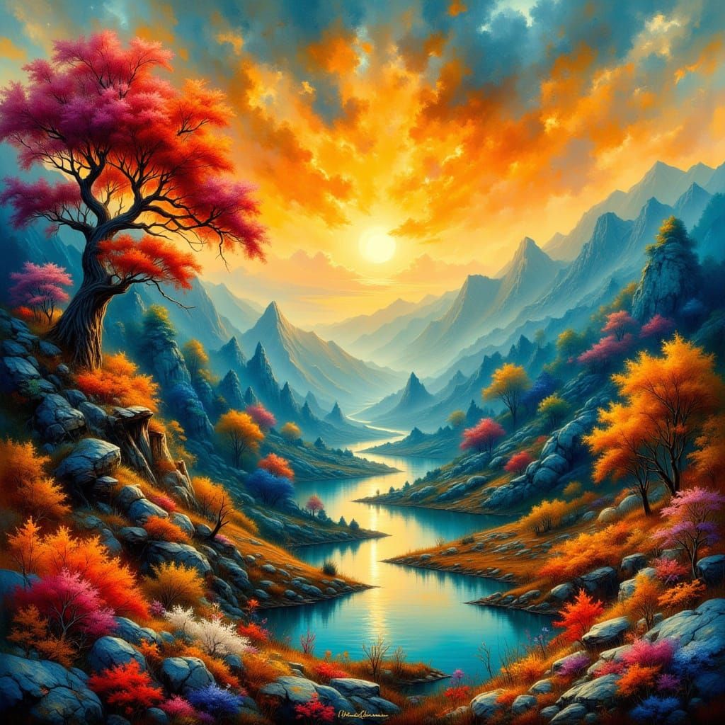 A hobbit hole opens up in a witches magic room, leading to a dark, yet enchantingly beautiful forest, moonlight, magic, dreamy, masterpiece,...