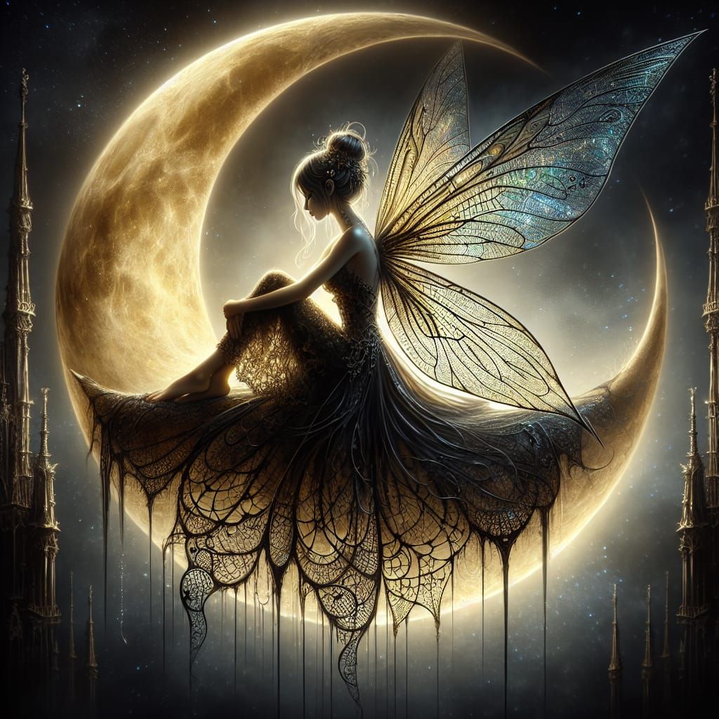 luminous gothic fairy  by @Jen