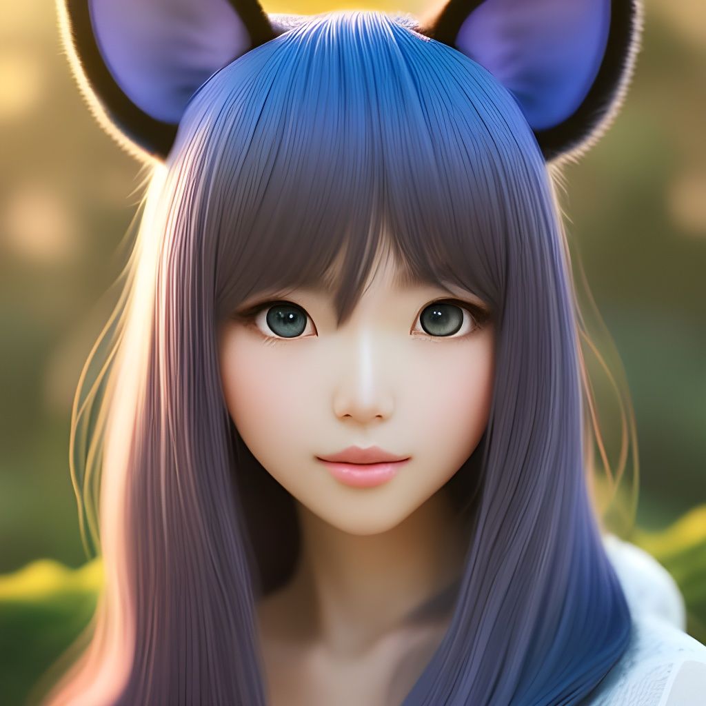 Neko Girl AI Generated Artwork NightCafe Creator