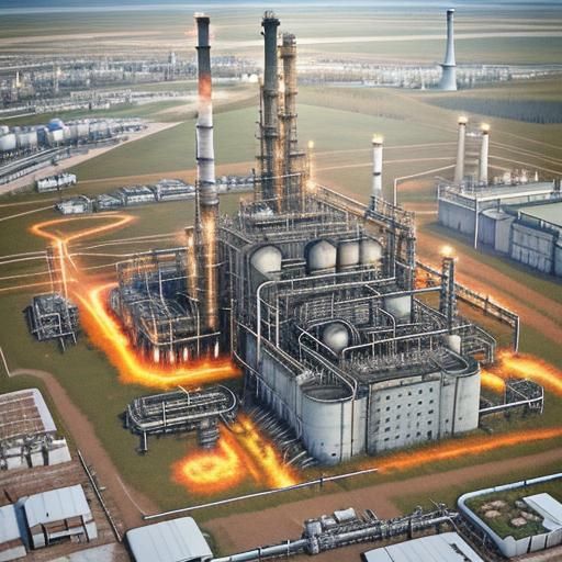 Slavyansk oil refinery in Russia’s southern Krasnodar region...
