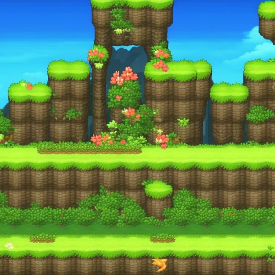 a tile-set for creating a jrpg similar to the game "breath o...