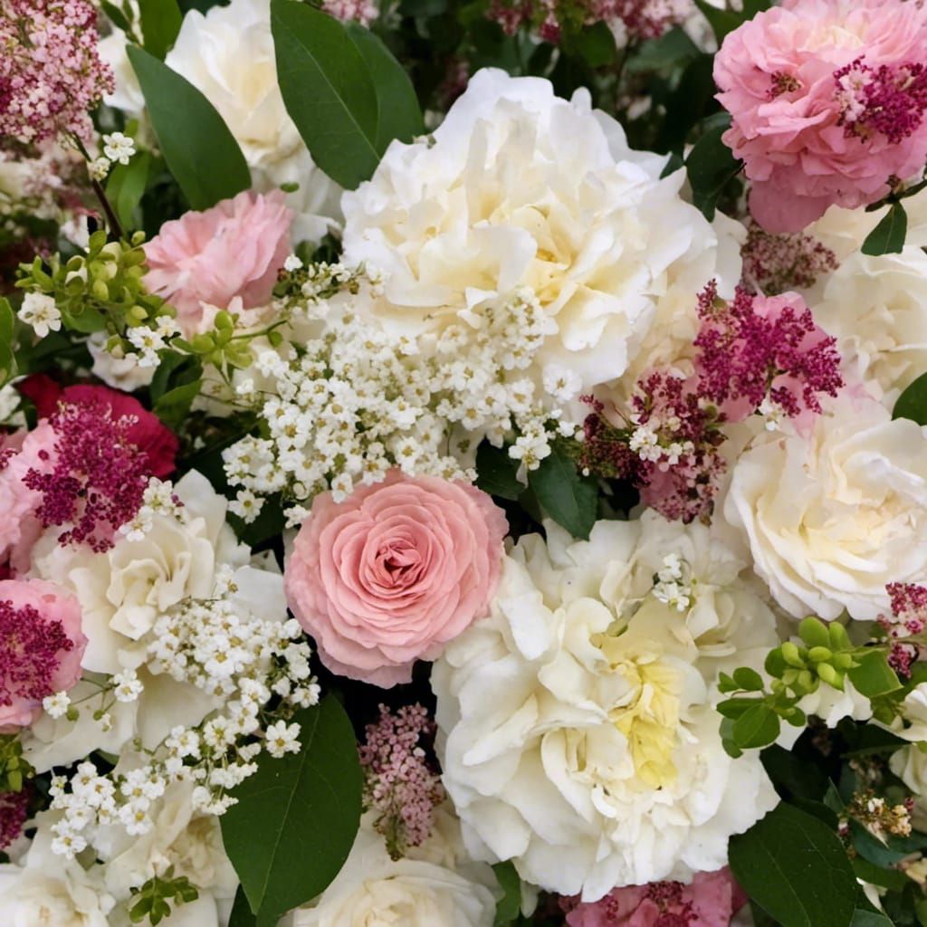 Bouquet of Flowers using <lora:Flowers by Znarf:1.0>