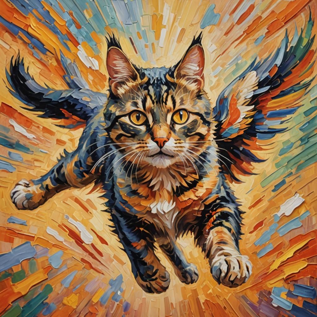 flying cat