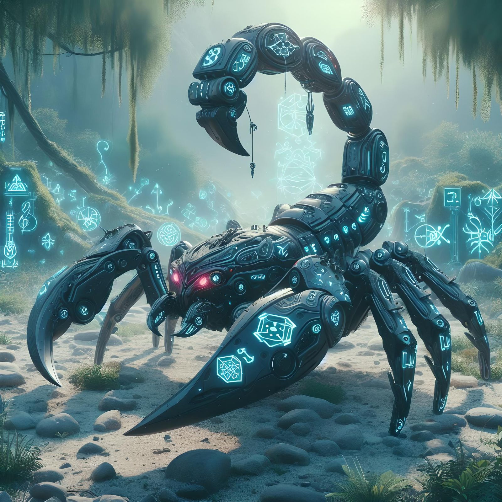 Mechanical Runic Scorpion