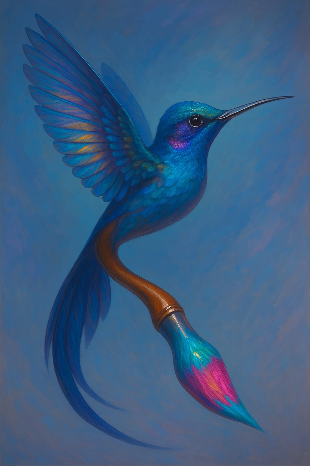 Hummingbird - Paintbrush