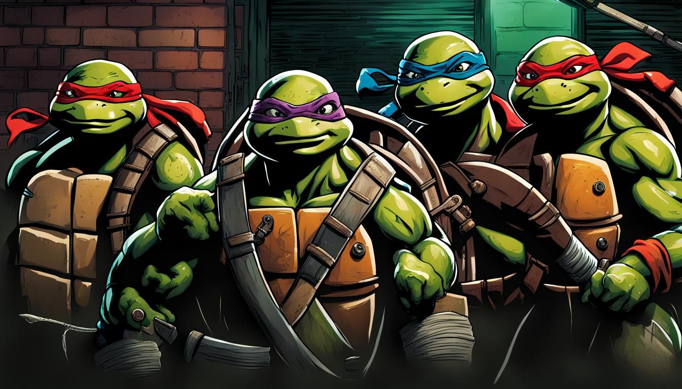 Teenage mutant ninja turtles - AI Generated Artwork - NightCafe Creator