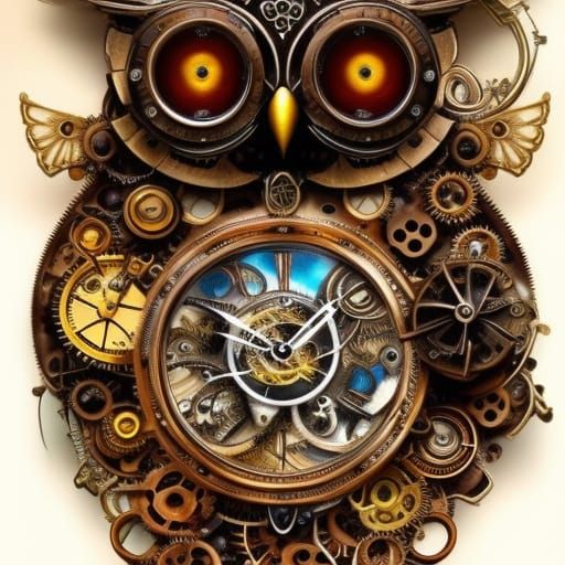 Owl hours AI Generated Artwork NightCafe Creator