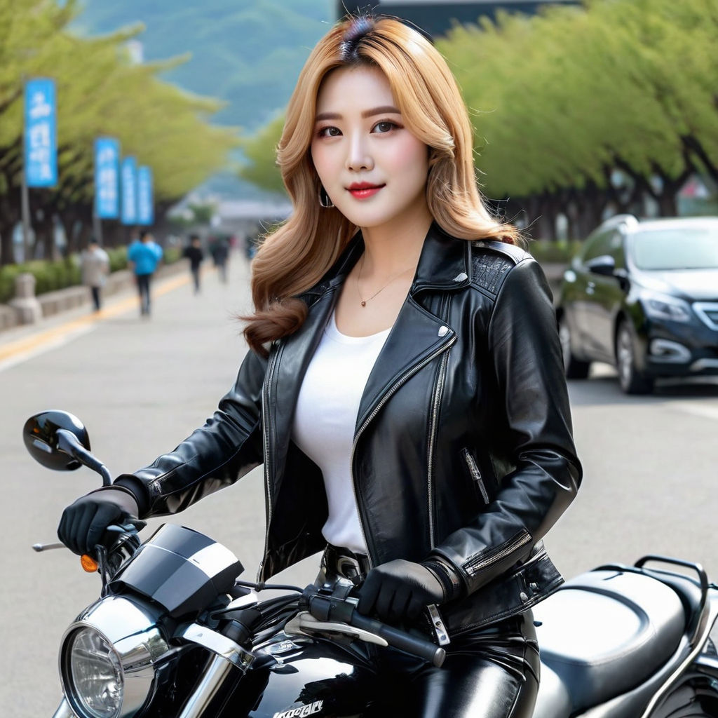 Biker girl 5