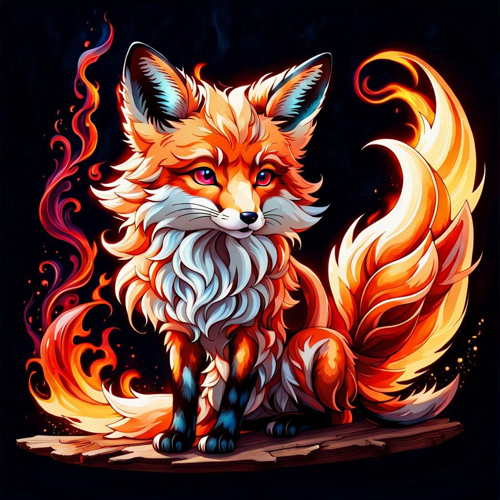 Cute Foxy - AI Generated Artwork - NightCafe Creator