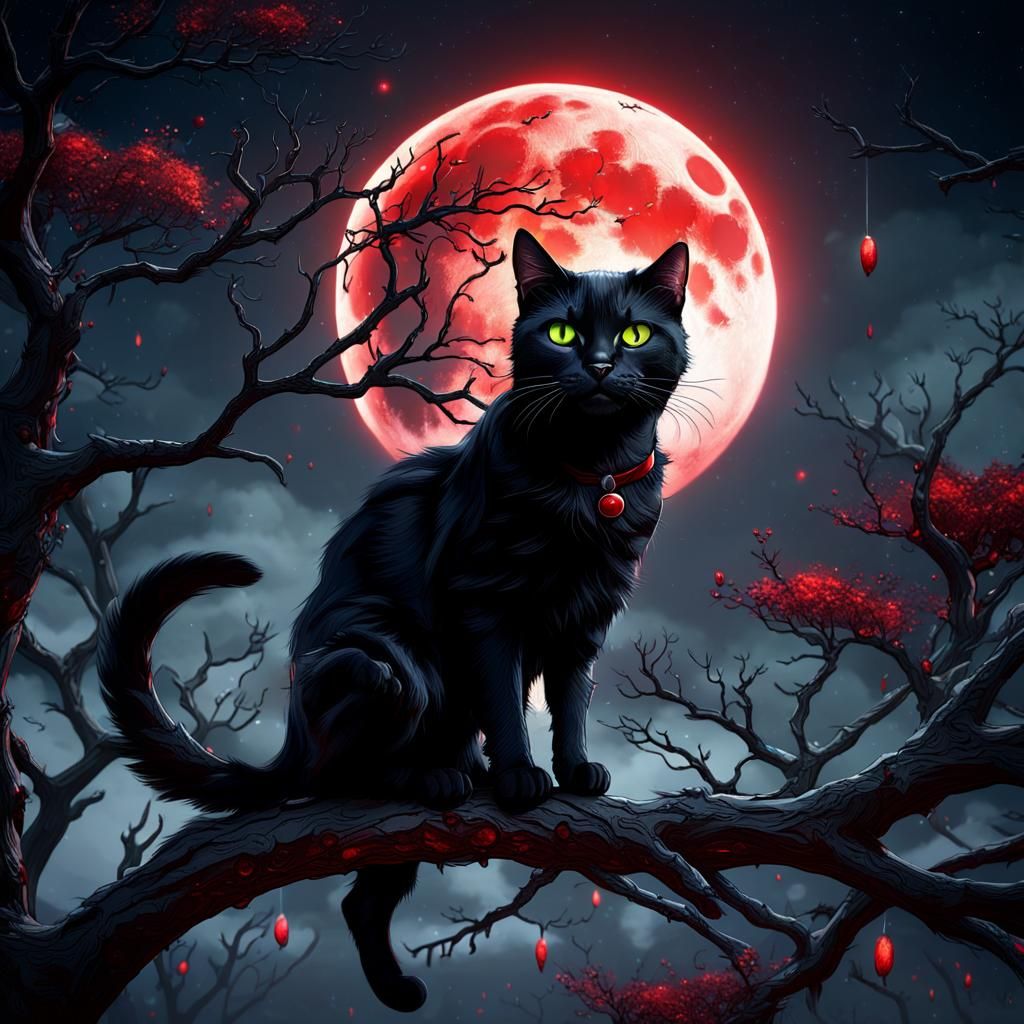 black cat cute