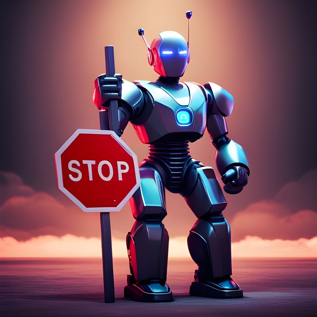 STOP Sign Robot Enforcer