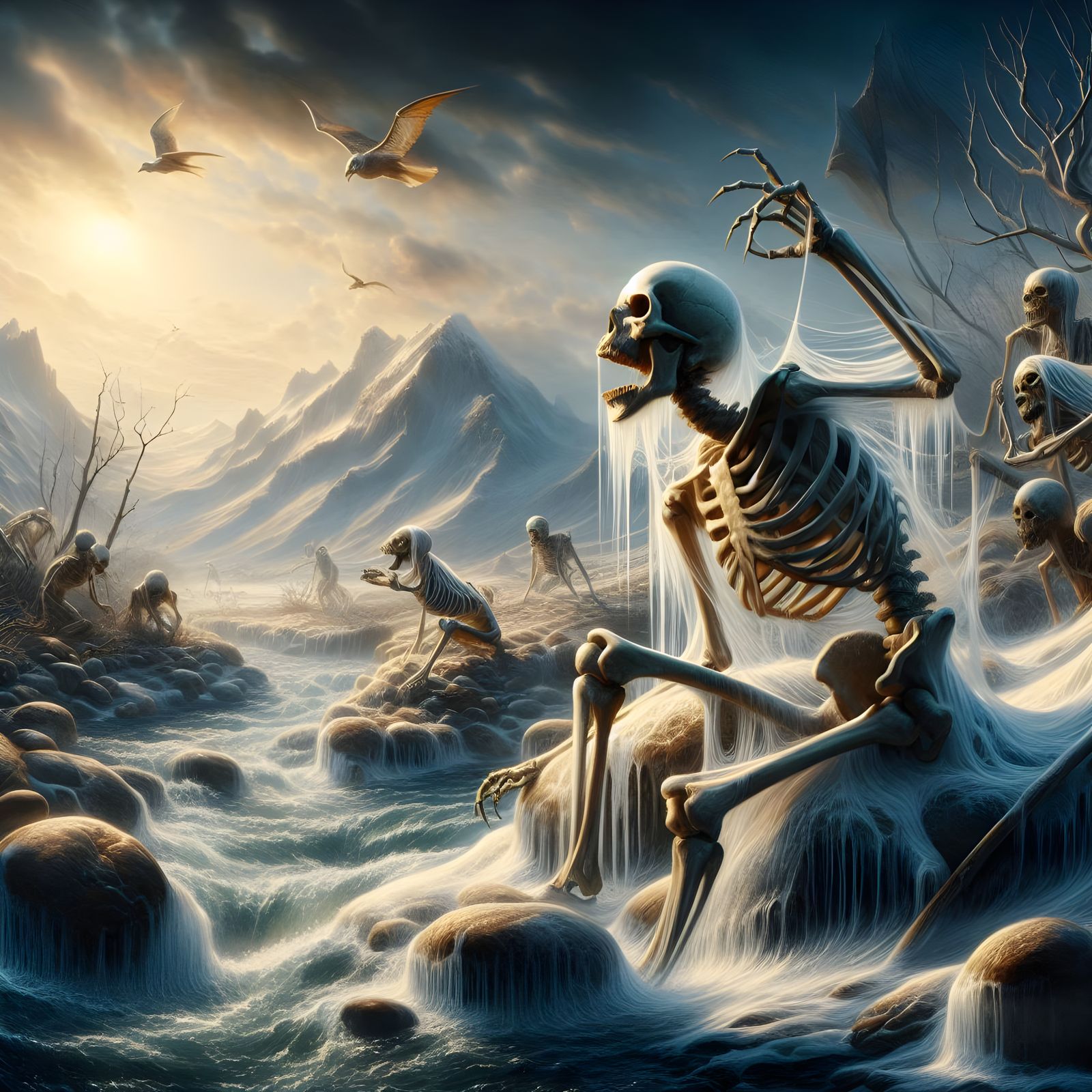 Evolving skeletons 10