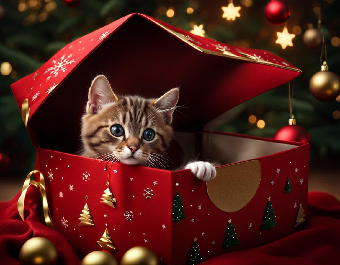 Meowy Christmas.  by @Phoebe