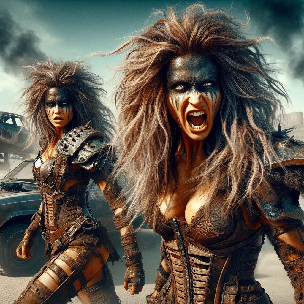 World in "Mad Max" style