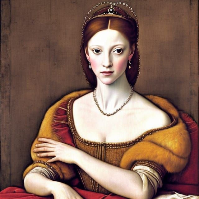 Portrait of a Princess renaissance painting