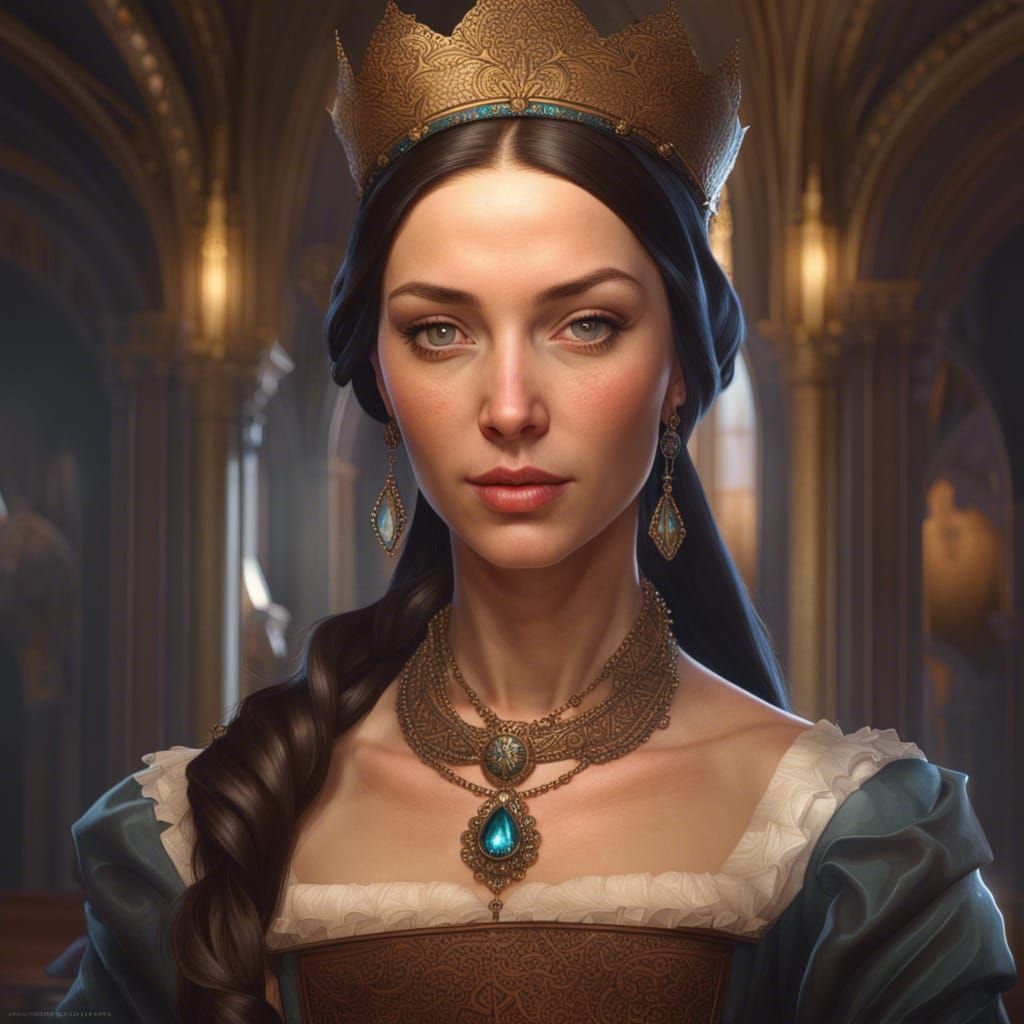 Medieval queen - AI Generated Artwork - NightCafe Creator