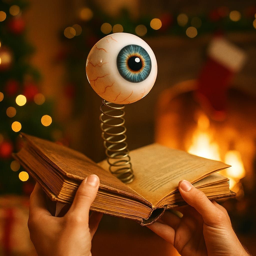 christmas pop-out eye book