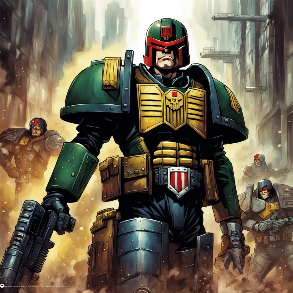 Warhammer 40k judge dredd