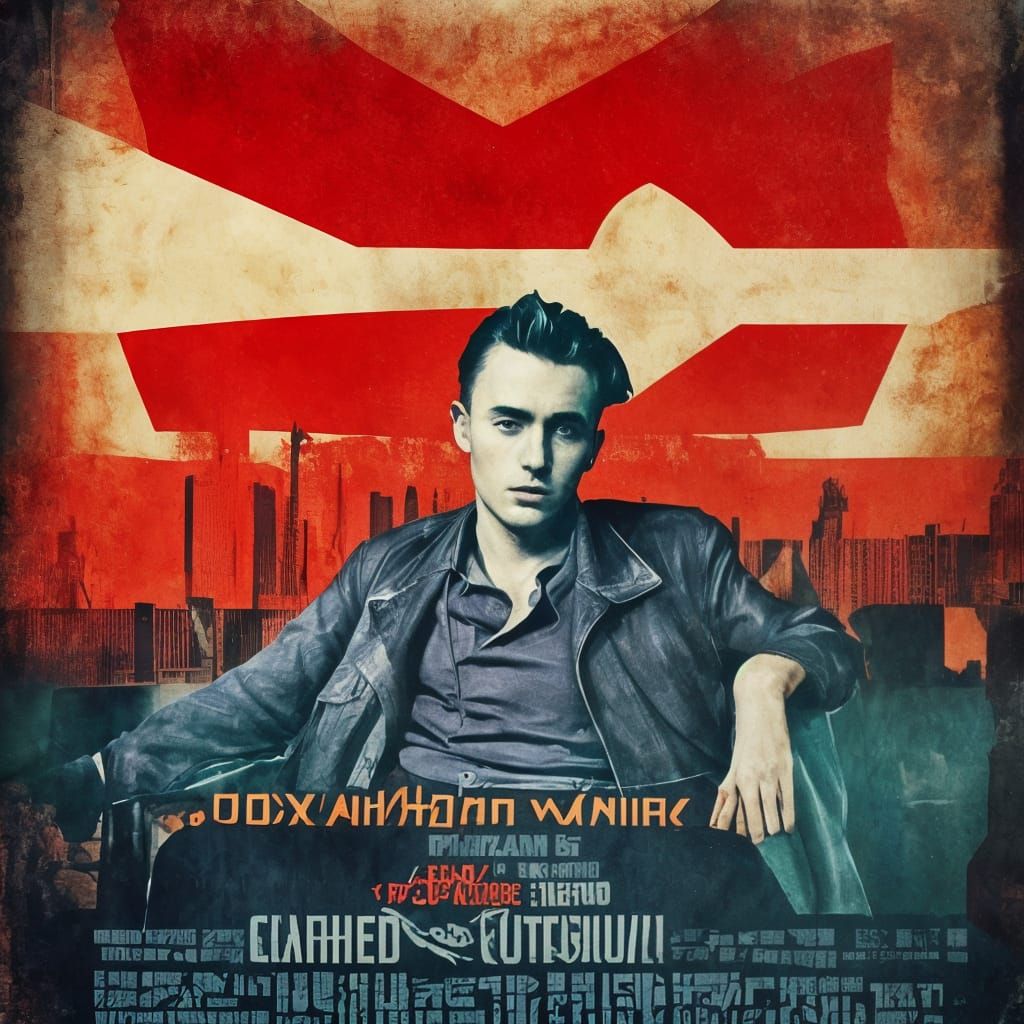 An actor in a parallel universe in his newest movie.