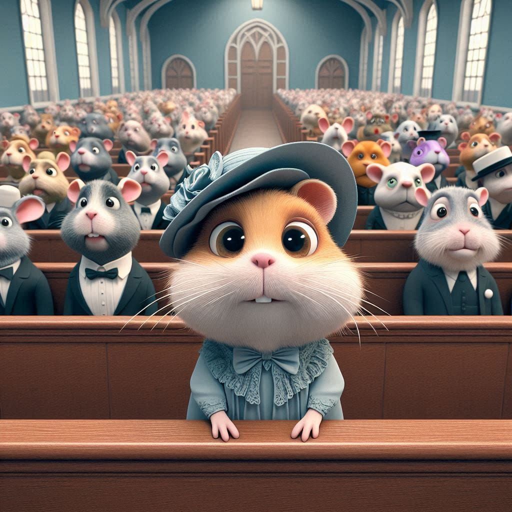 It was only AFTER she'd hollered 'Hallelujah!' that she reme...