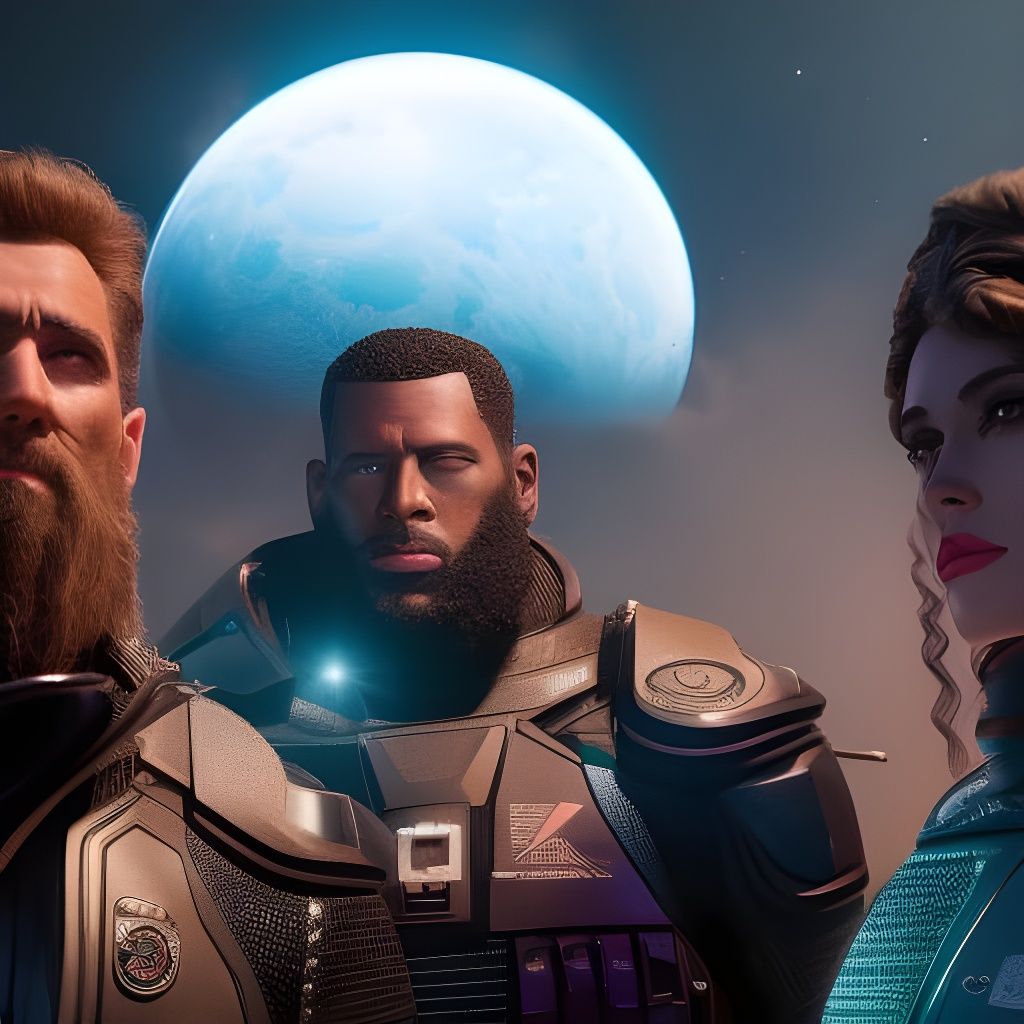 Astronauts land on the Planet of the Apes 8k resolution holo...