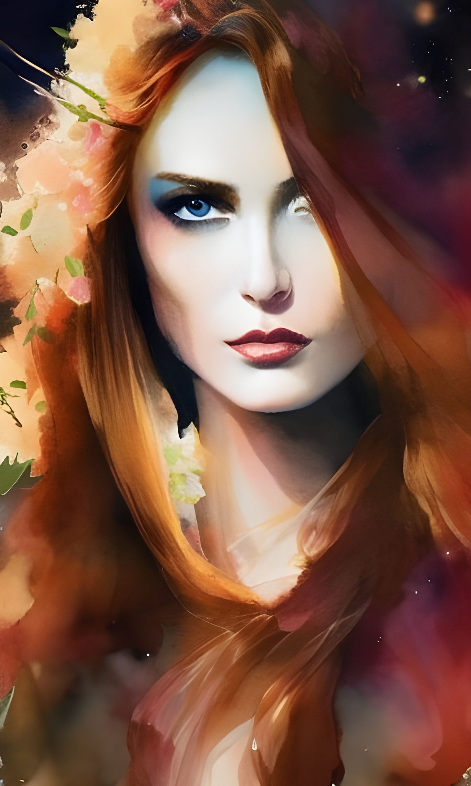Red Beauty (Watercolor)