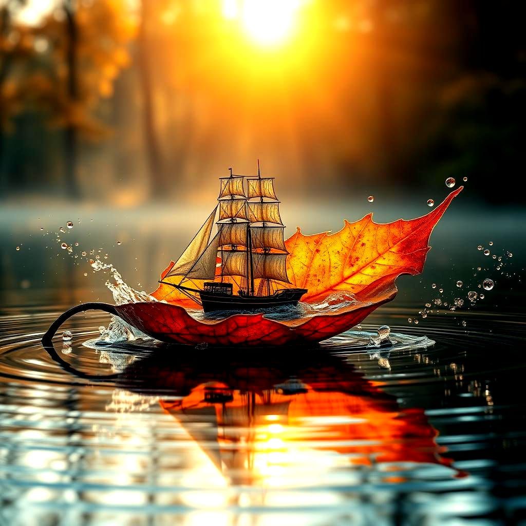 Autumn sailing   by @Neverland