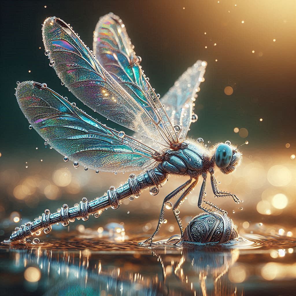 Silver dragonfly