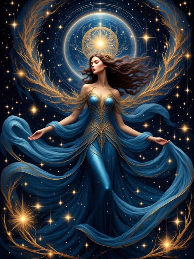 Cosmic Ballerina Tormai Shines Bright in Velvet Splendor