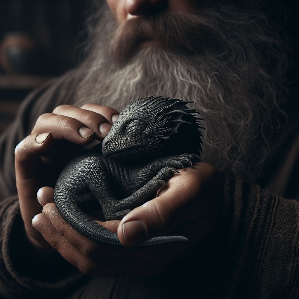 Hagrid and Norbert  by @Hails