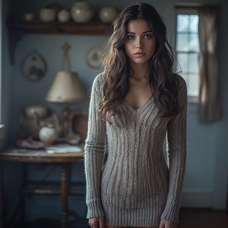 Knitted sweater