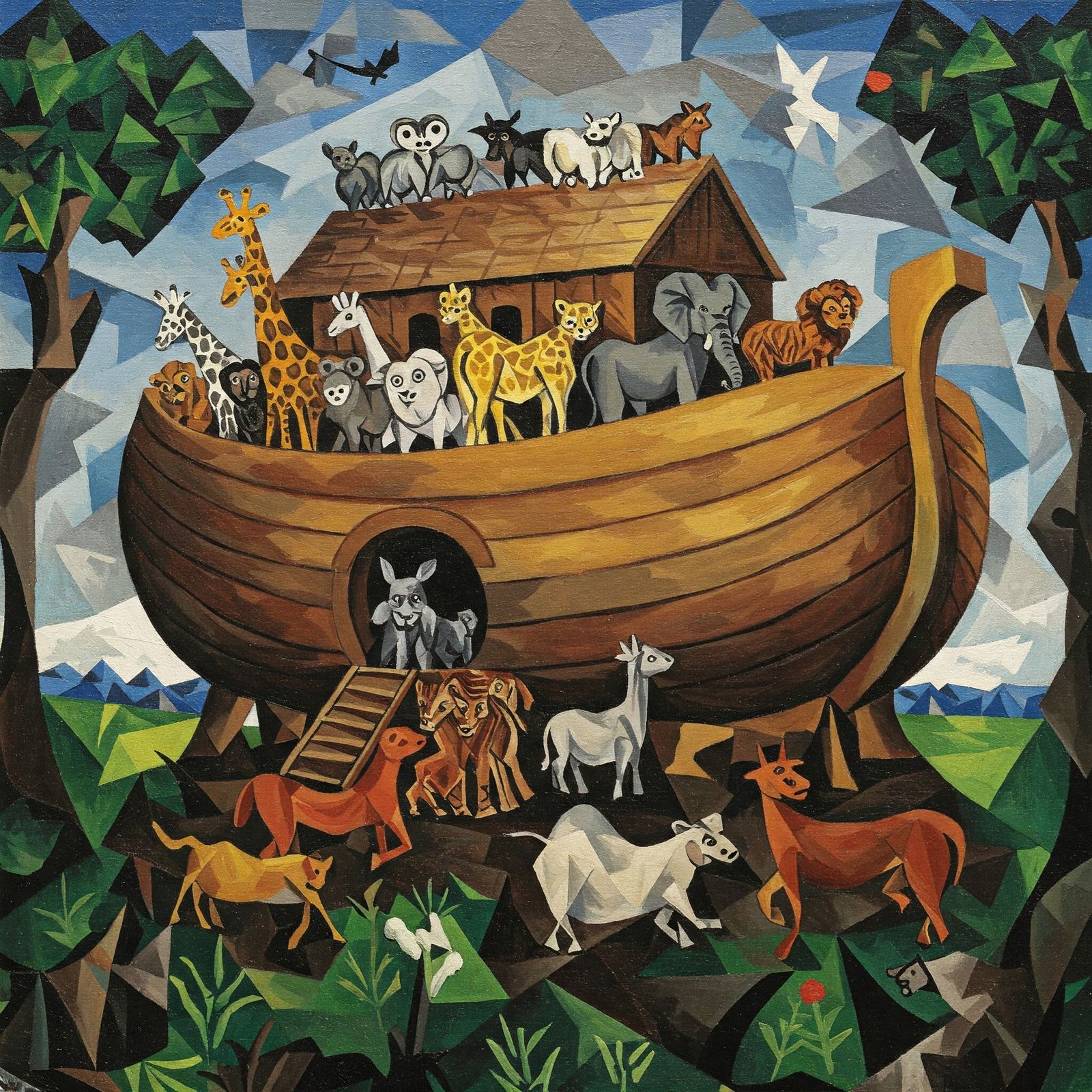 Cubist Noah’s Ark