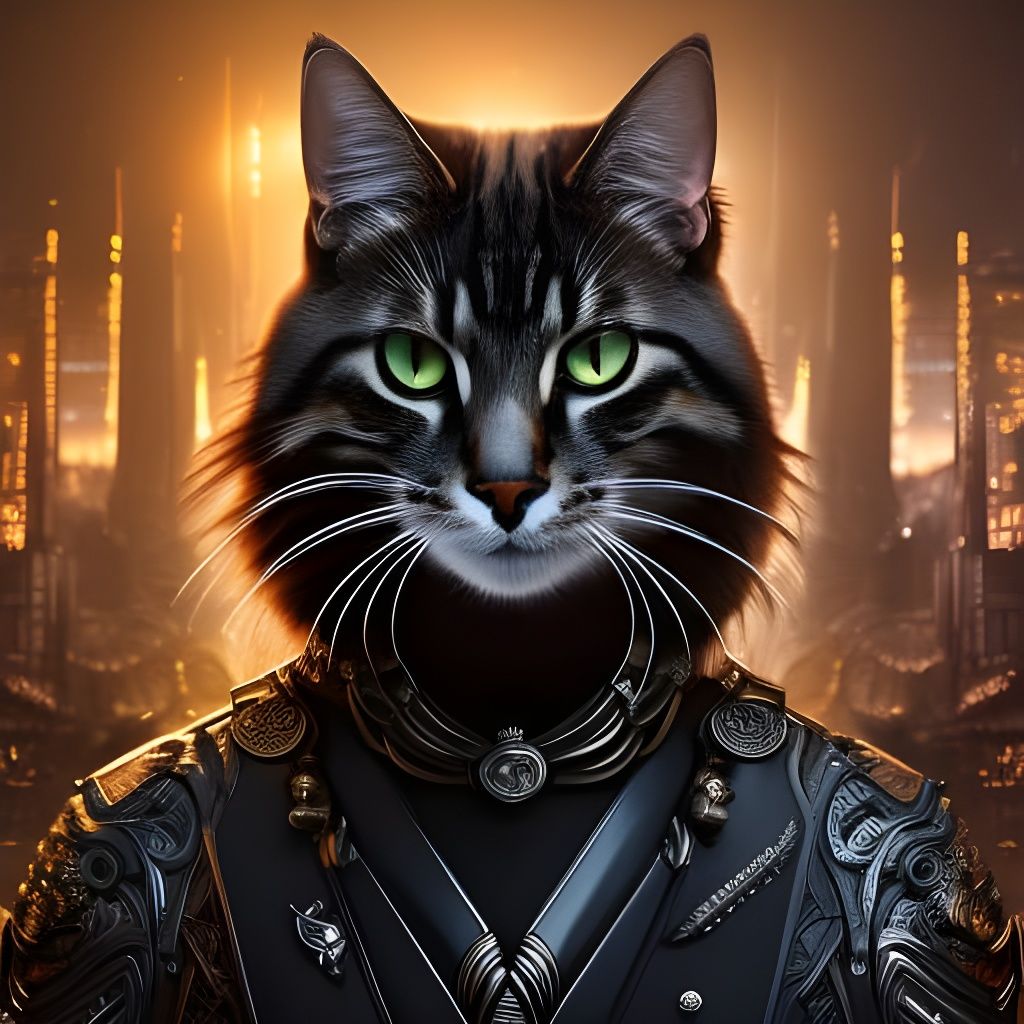 Cyberpunk cat