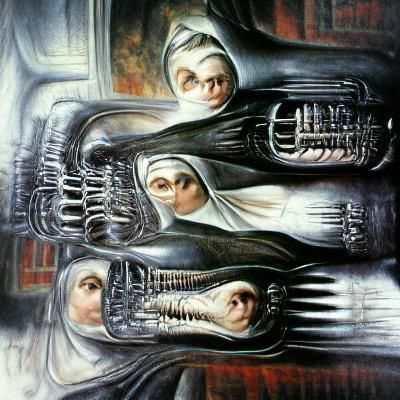convent catholic nuns h.r. giger