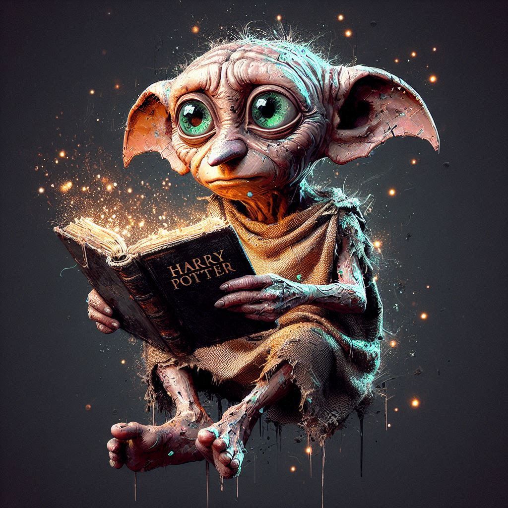 Dobby must read Harry Potter