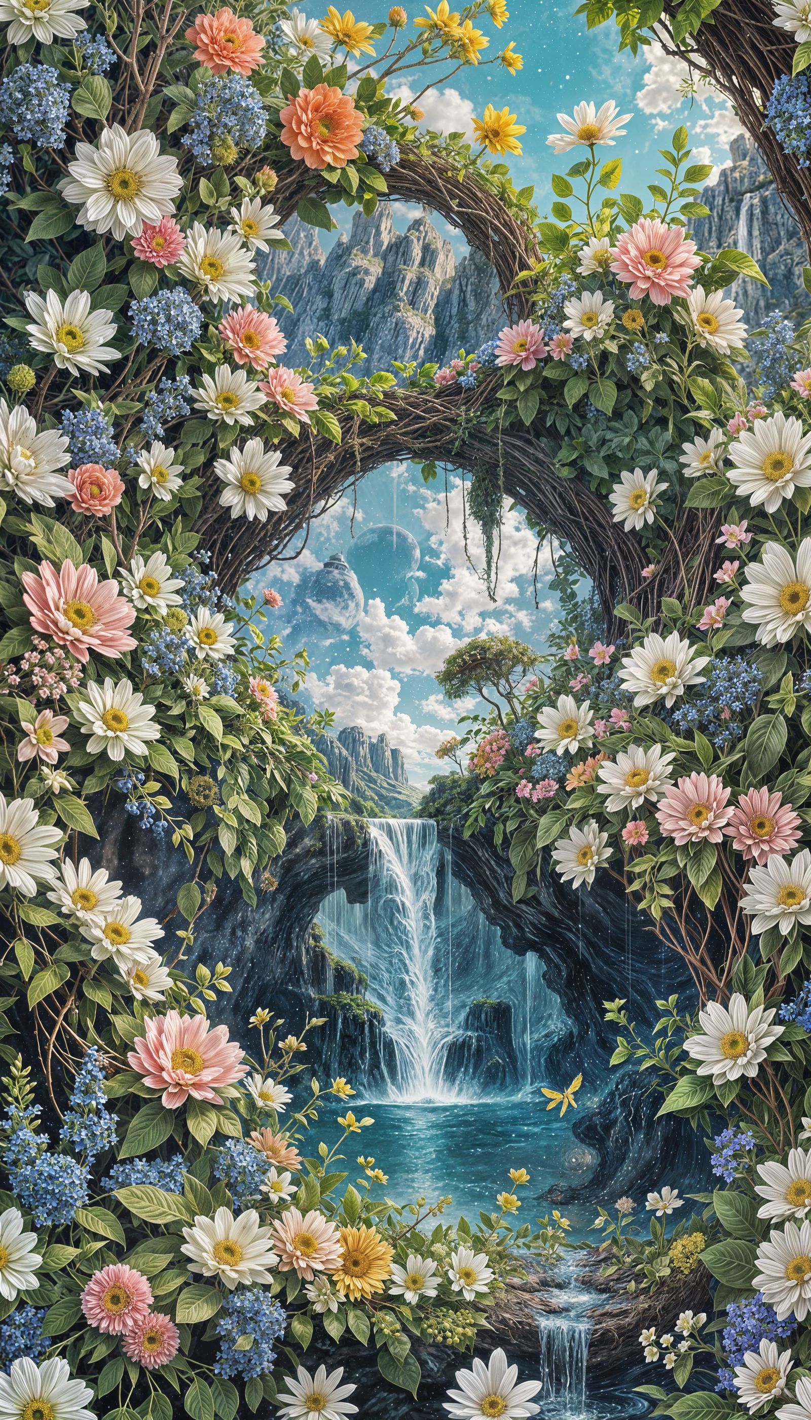 Wreath, Floating Island  by @Raymond Mesa
