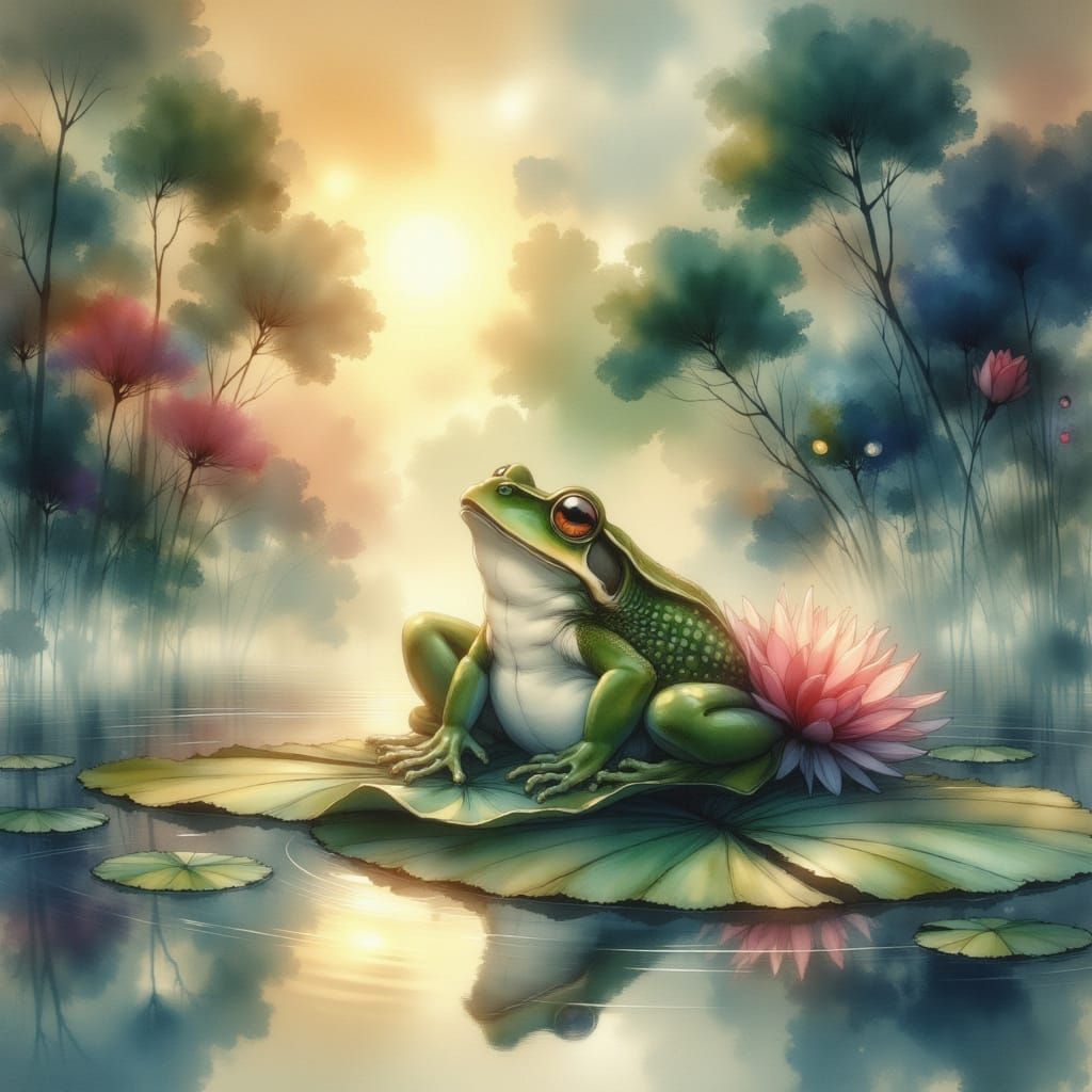 <lora:Ink Wash Paint:1.0> colored ink wash painting. Full screen. Soft focus. Gentle color gradient. Best quality. High-contrast brushstroke...