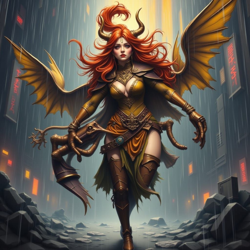 <lora:Flux Rain:1.0>