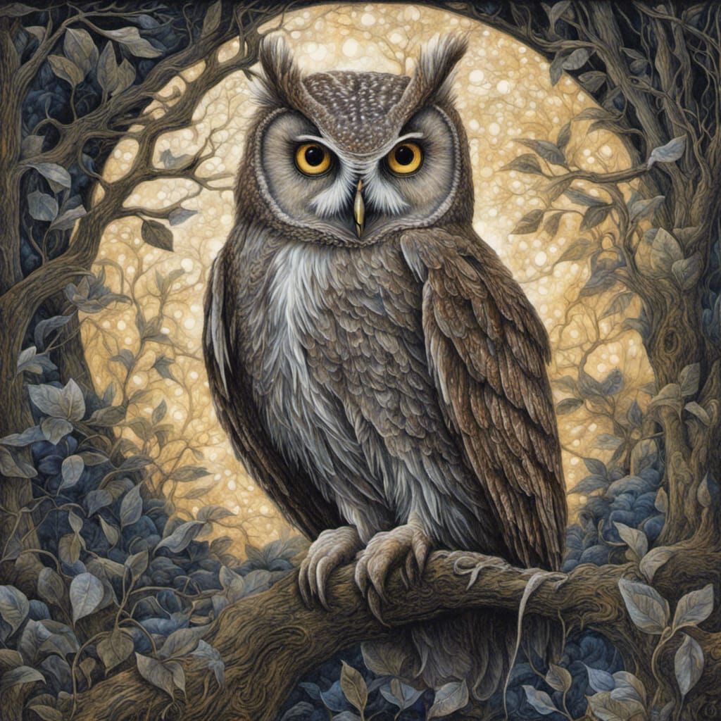 Owl  by @Aulruna